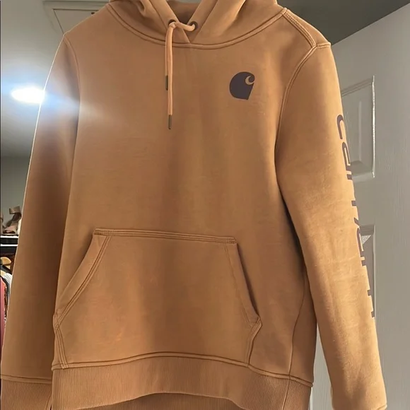 Carhartt Men's Tan Hoodie - Picture 2 of 6